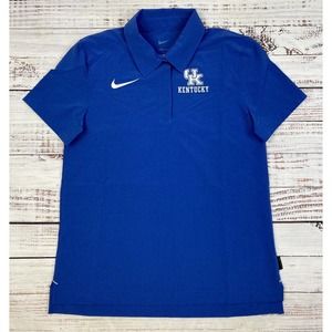 Kentucky Wildcats‎ Nike Dri-Fit Golf Polo Shirts Women's Blue NWOT